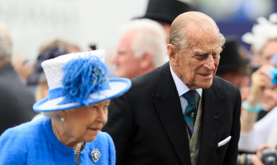 La reina Isabel II y el duque de Edimburgo