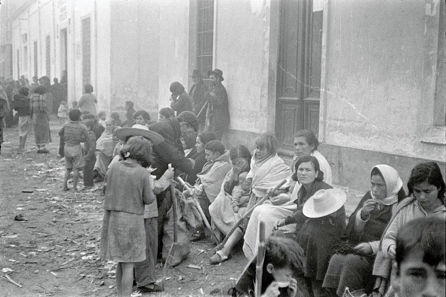 Fotografías cedidas por Jesús Majada de La 'desbandá' de Málaga