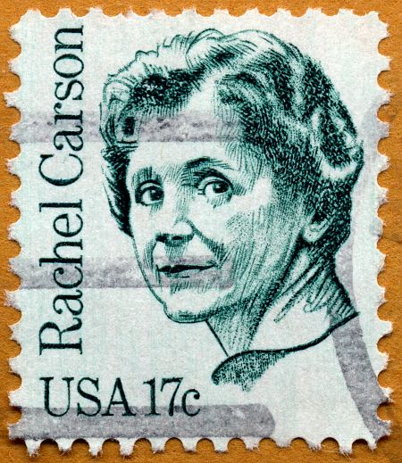 Sello estadounidense dedicado a Rachel Carson