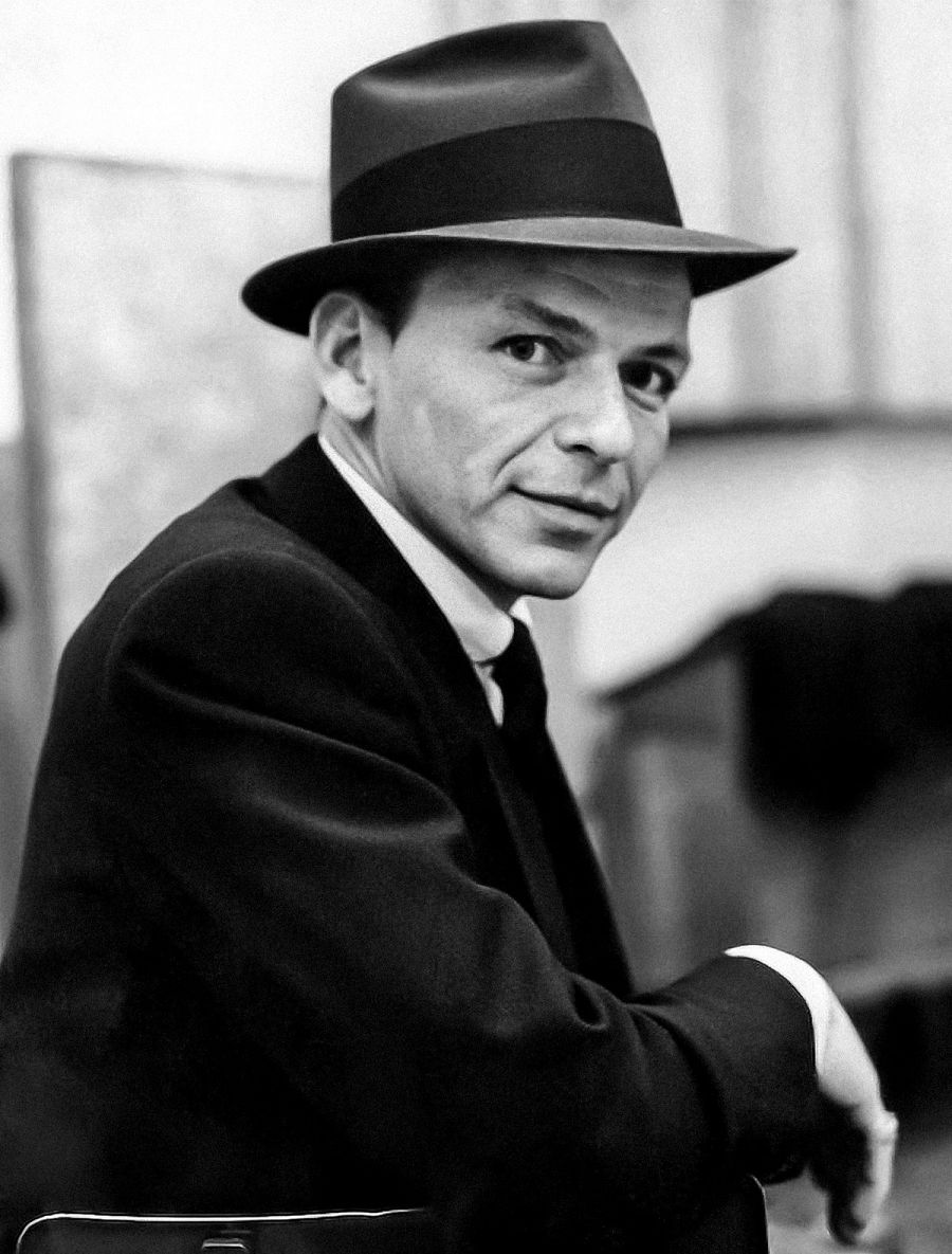 El cantante y actor Frank Sinatra