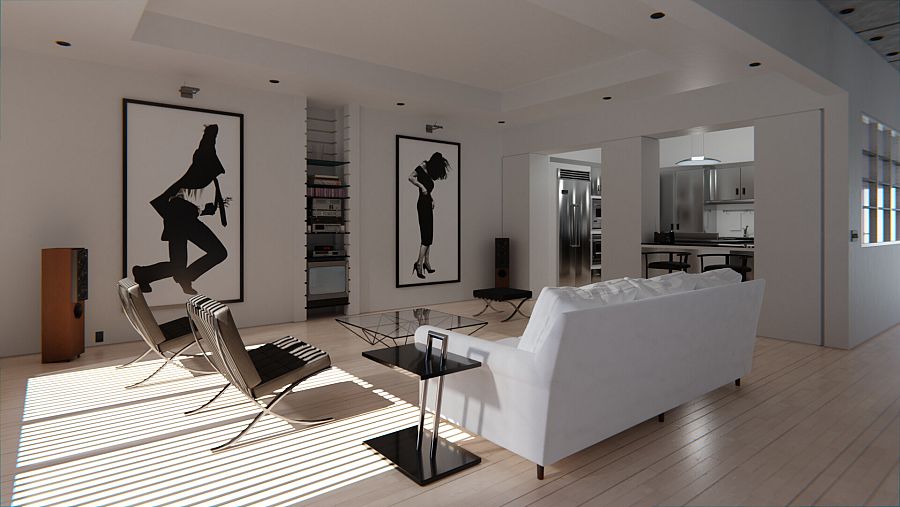 El apartamento de Patrick Bateman en 'American Psycho'