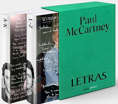 'Letras', de Paul McCartney, se presenta en una lujosa edición de dos volúmenes.