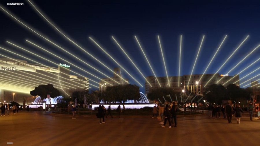 Il·luminació de Nadal Barcelona 2021