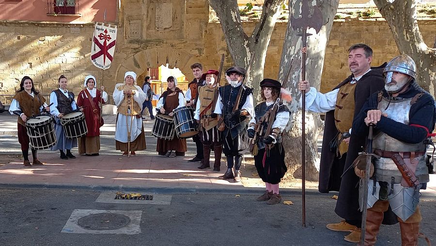 Los miembros de las asociaciones recreacionistas de Logroño