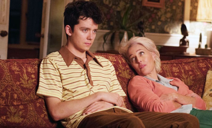 Gillian Anderson en 'Sex Education'