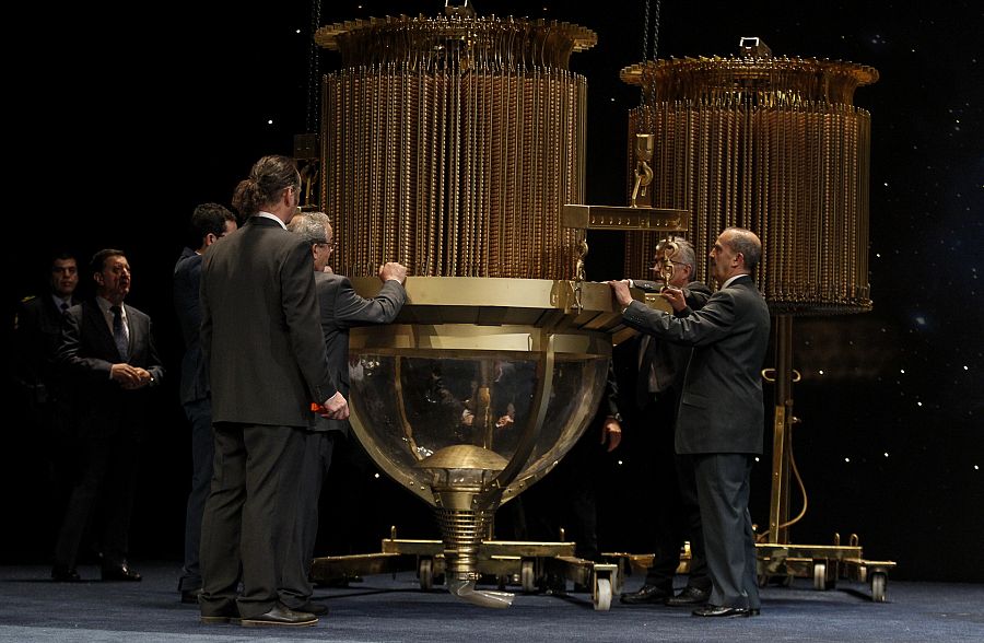 Preparación sorteo | Lotería de Navidad 2021