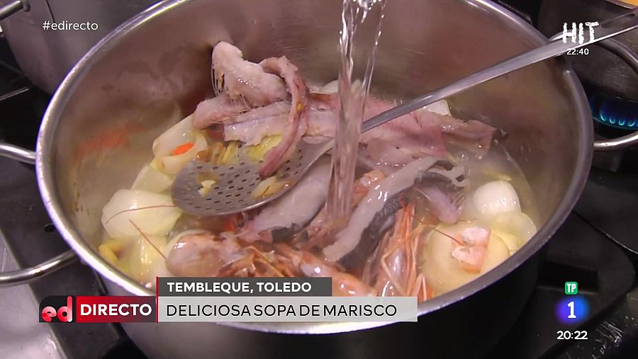 Fumet | Sergio Fernández y sus trucos para la sopa de marisco