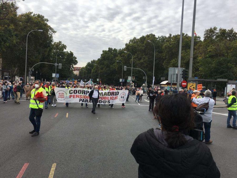 Manifestación pensionistas Madrid