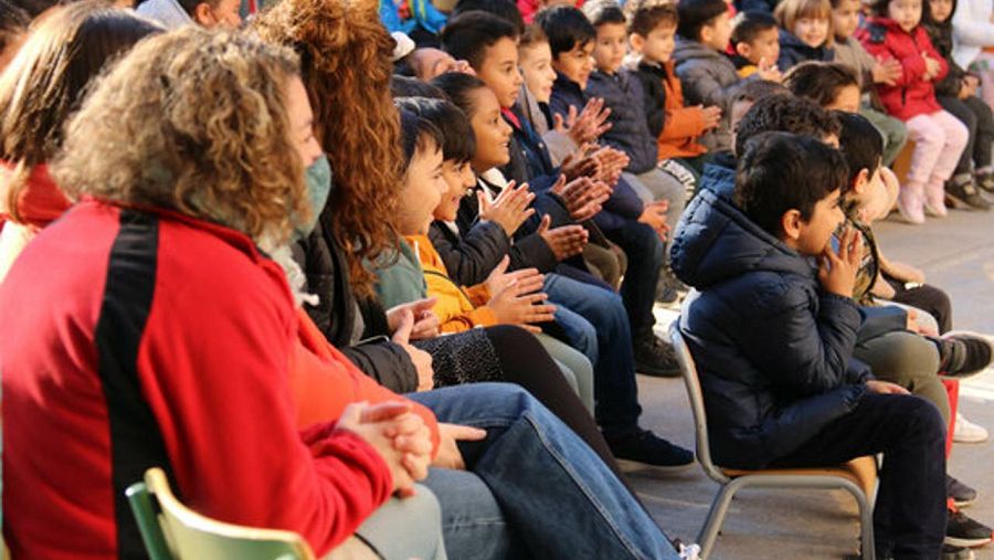 Pallassos Sense Fronteres al CEIP Eduard Marquina