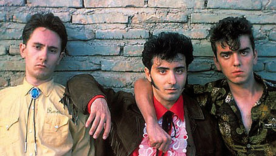 Los tres miembros del grupo Gabinete Caligari