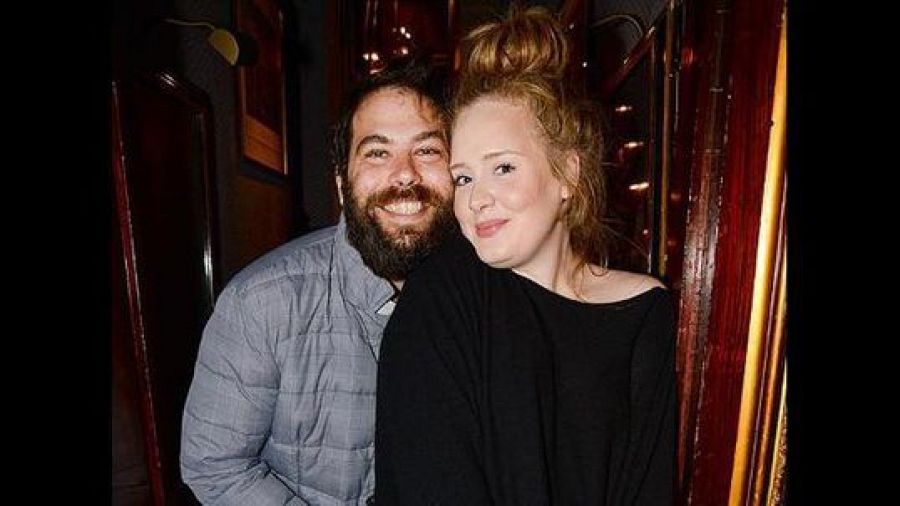 Adele y Simon Konecki antes de su ruptura