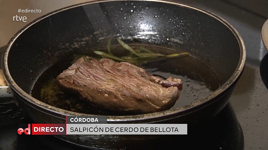 Carne sellada | Receta de salpicón de cerdo de bellota