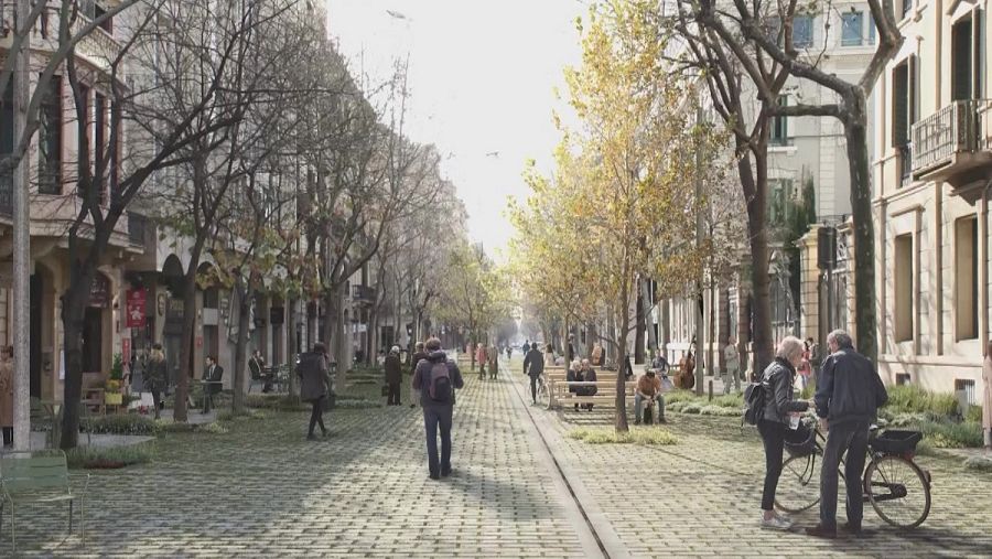 La nueva Calle Consell de Cent, diseñada por Cierto Estudio