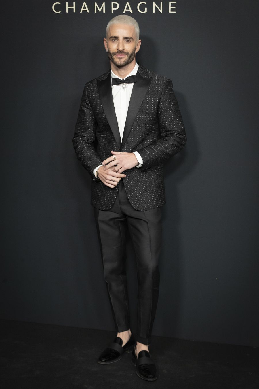 Pelayo Díaz posando en el photocall