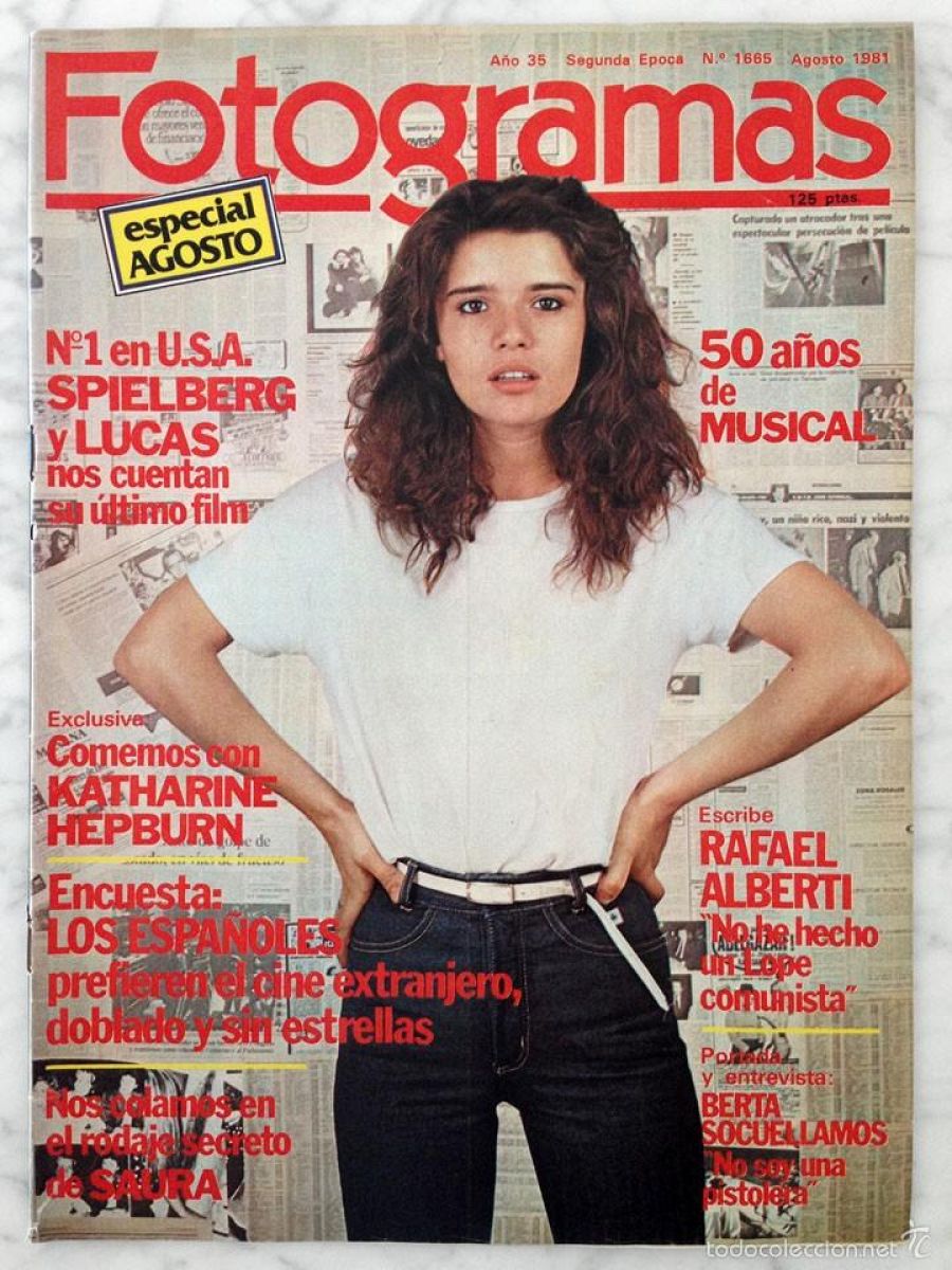 Berta Socuéllanos llegó a ser portada en la revista Fotogramas