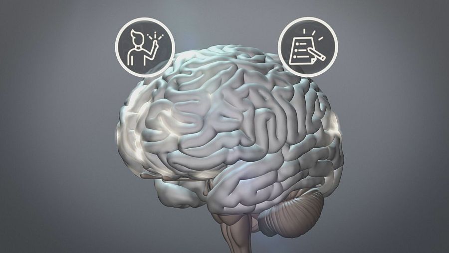 Cerebro realizando multitarea