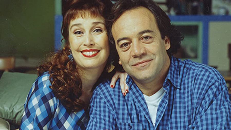 Verónica Forqué y Tito Valverde eran los protagonistas de la sitcom 'Pepa y Pepe'