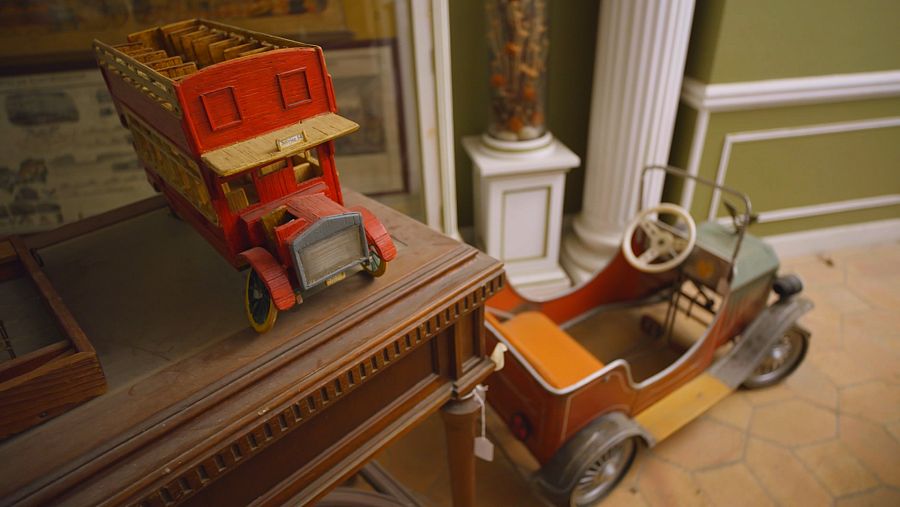 Alguns dels objectes que col·leccionava Travé