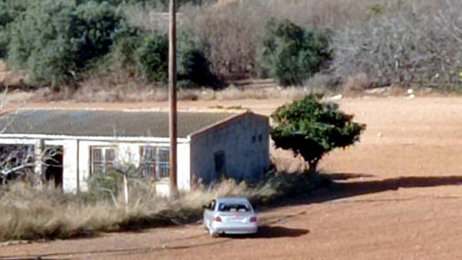 Casa abandonada a Riudoms on s'havia atrinxerat