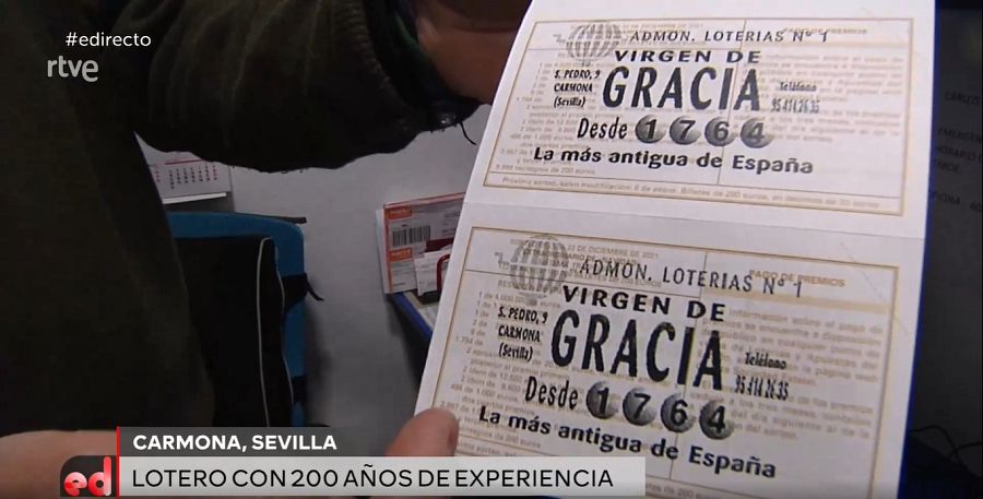 Sello décimo Lotería de Navidad