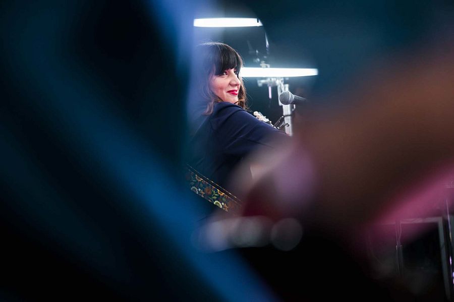 Joana Serrat a escena