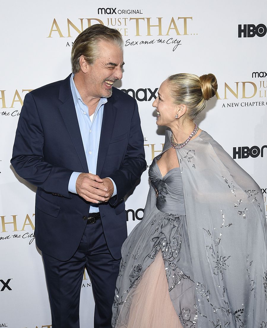 Chris Noth con Sarah Jessica Parker