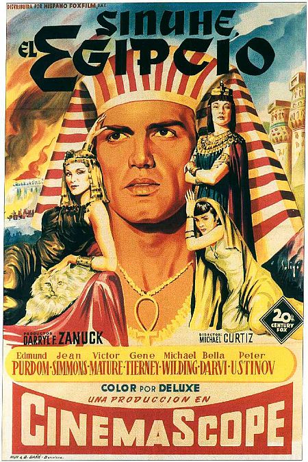 'Sinuhé, el egipcio' (Michael Curtiz, 1954) en Días de cine clásico