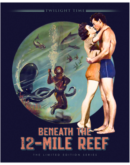 Cartel de 'Beneath the 12-Mile Reef' (Robert D. Webb, 1953)