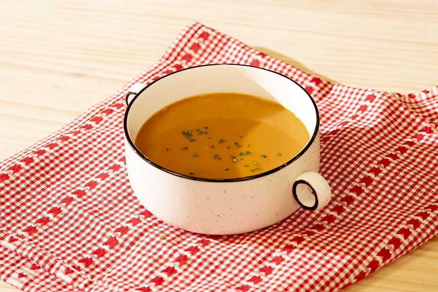 Crema fácil de marisco para Navidad