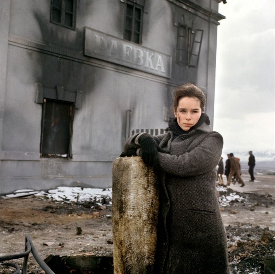 Imagen del rodaje de Doctor Zhivago (David Lean, 1965)