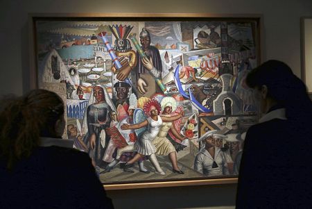 'La Verbena', cuadro de Maruja Mallo