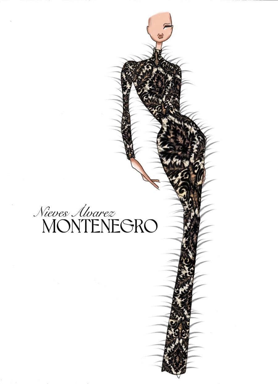 La presentadora y modelo ha elegido al diseñador sevillano Nicolás Montenegro