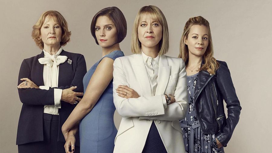 Deborah Findlay, Nicola Walker, Annabel Scholey y Fionna Button en 'The Split'