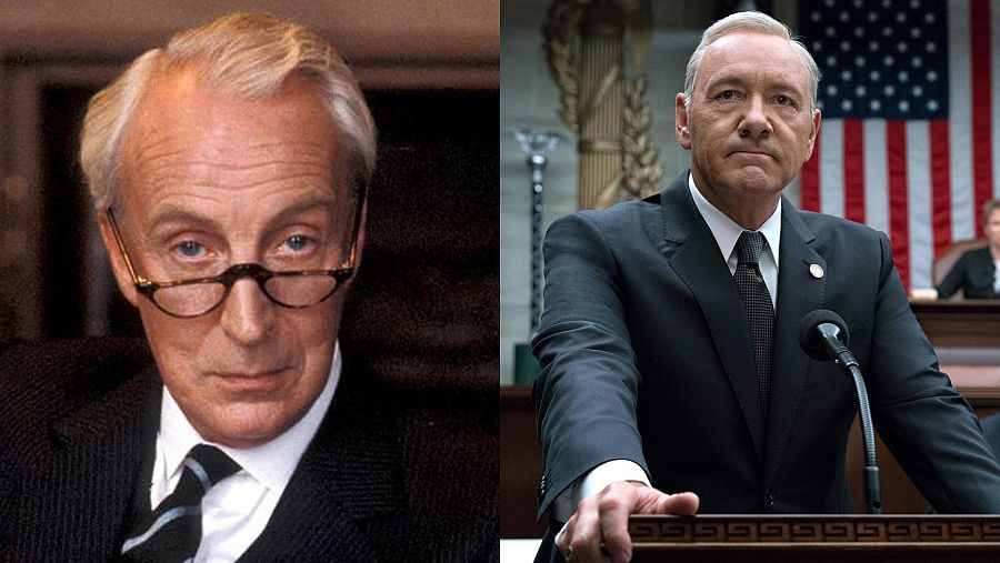 Ian Richardson y Kevin Spacey se han puesto en la piel del político Francis en 'House of Cards'