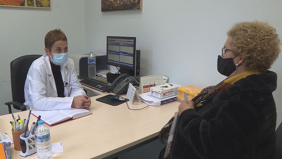 Carmen en la consulta de la dra. Ana Isabel Henche