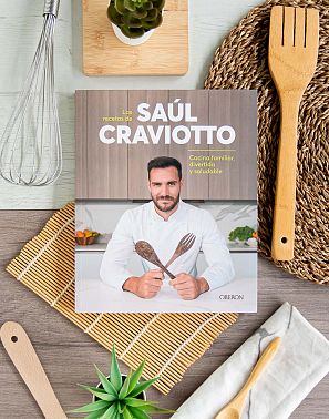 Portada del nuevo libro de recetas de Saúl Craviotto