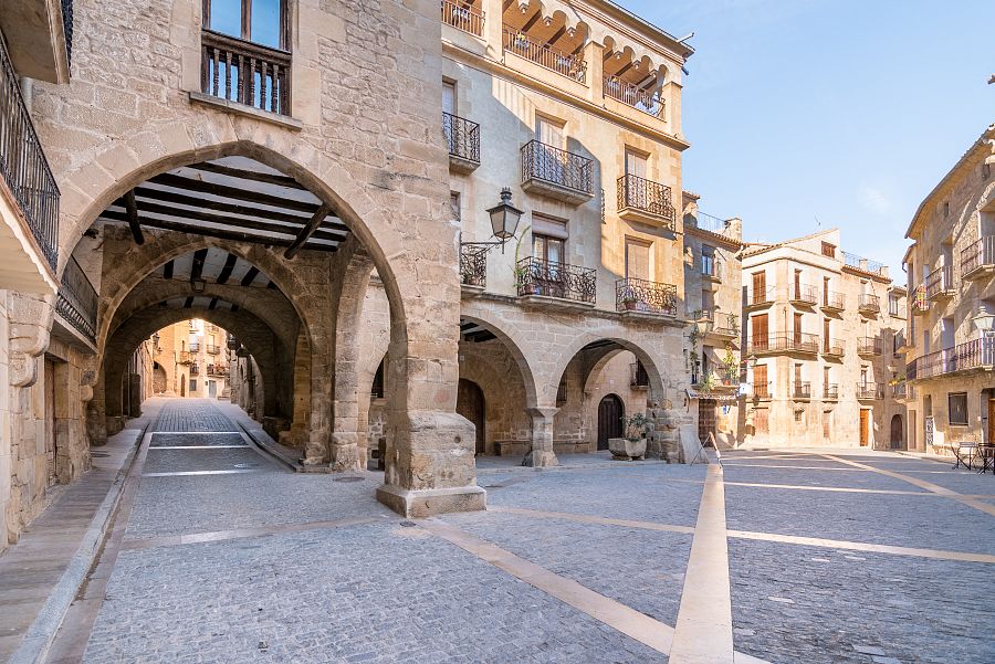 Plaza de España en Calaceite