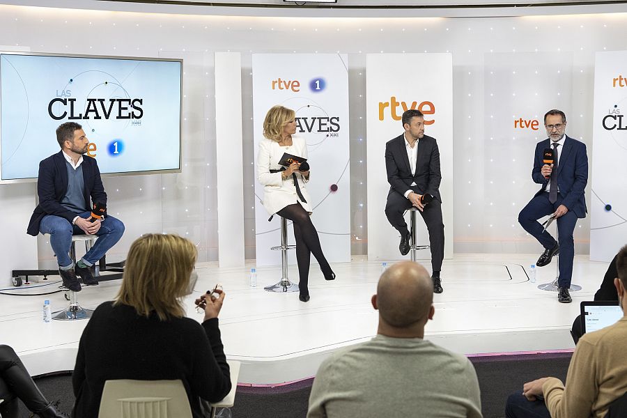 Pau Fons, María Eizaguirre, Javier Ruiz y Esteve Crespo, en la presentación