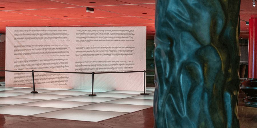 Vista del atrio de Azkuna Zentroa (proyecto de Pedro G. Romero)