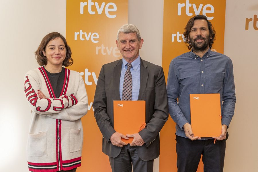 El presidente de RTVE con los presidentes de ADICINE