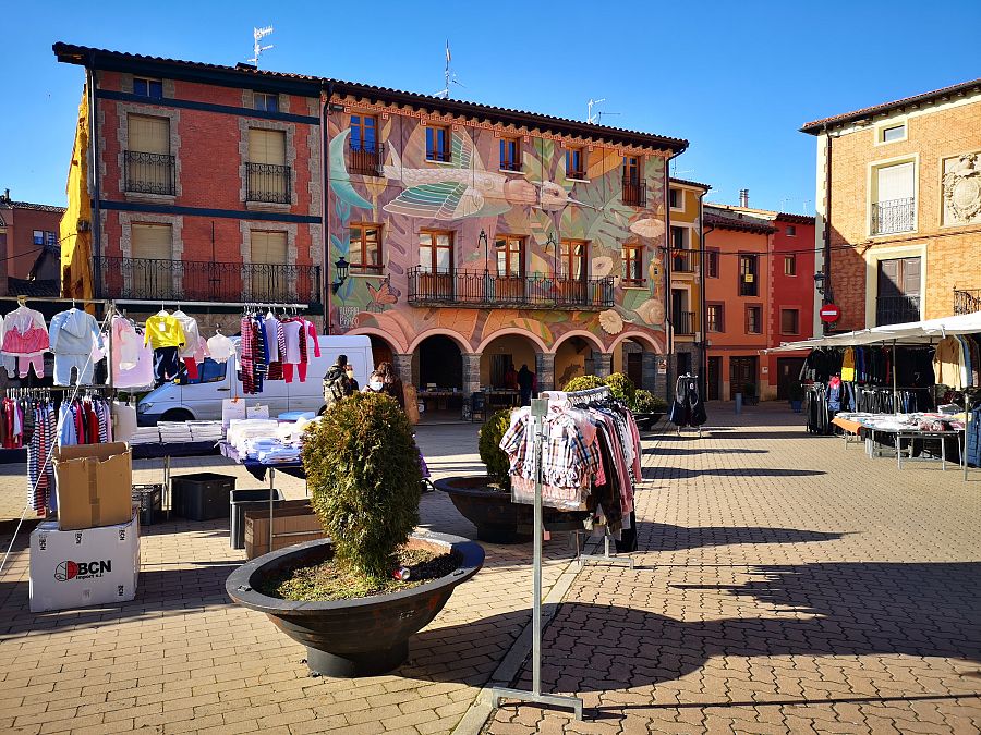 Los lunes hay mercadillo en Belorado, una tradición que se remonta al siglo X
