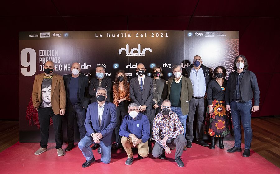 Equipo de 'Días de Cine' en la novena edición de sus premios