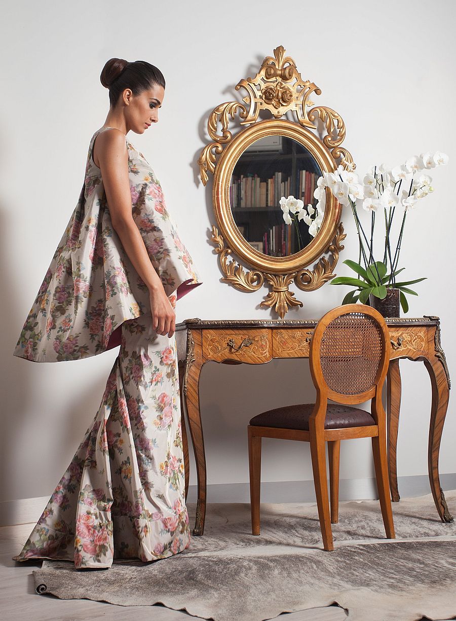 Su amor por arte se convierte en una seña de identidad en sus exclusivas y elegantes prendas: