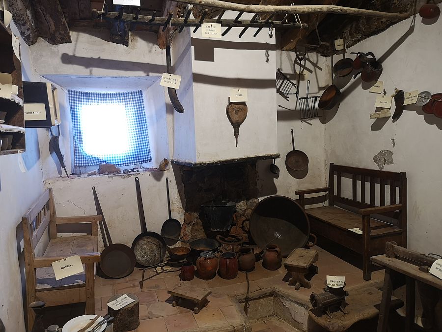 Esta era una de las habitaciones principales en la casa del maestro de Sarnago