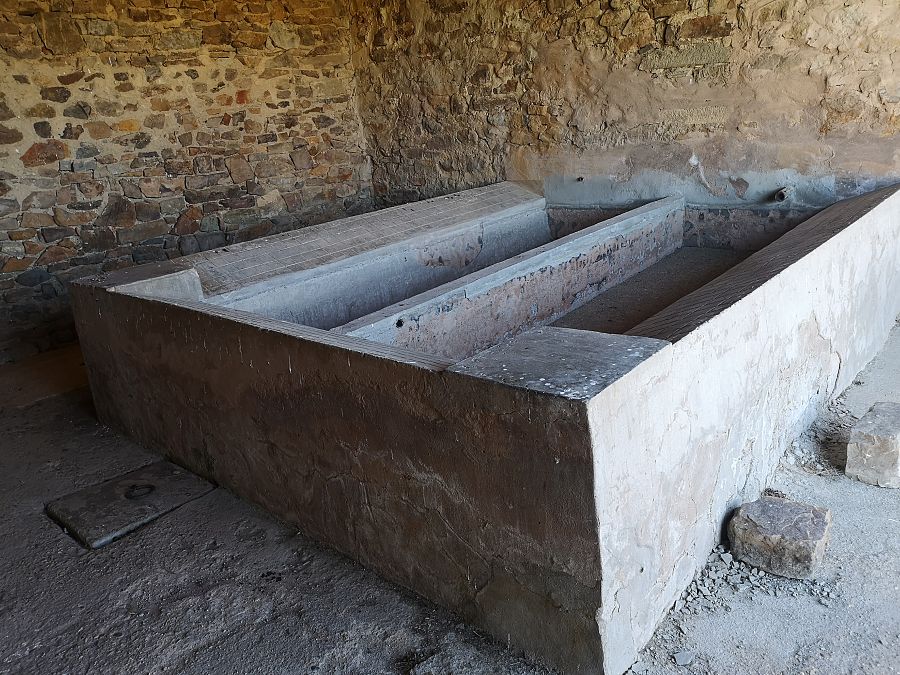 El lavadero es uno de los lugares que los 'Amigos de Sarnago' han reconstruido