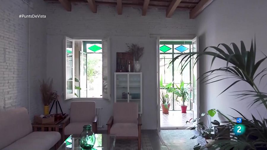Mercè Rodoreda descrivia en molts passatges les plantes dels interiors, com les d'aquesta casa renovada a Sarrià