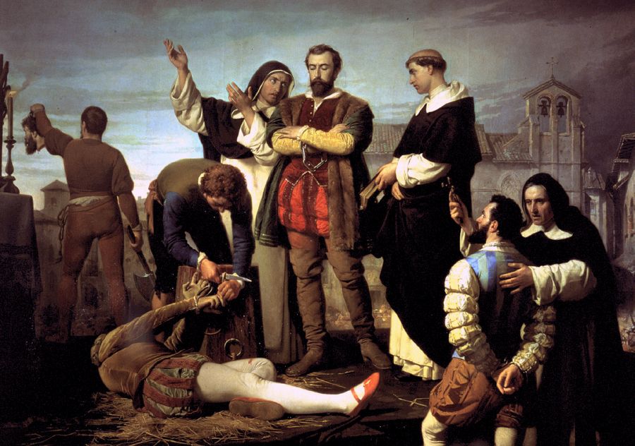 'Ejecución de los comuneros de Castilla' (1860), cuadro de Antonio Gisbert
