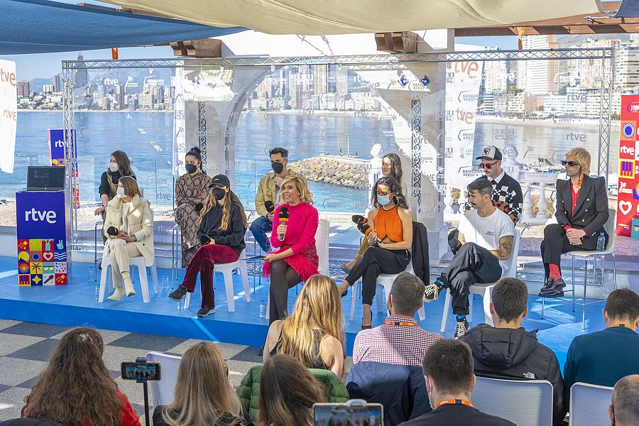 rueda de prensa finalistas benidorm fest