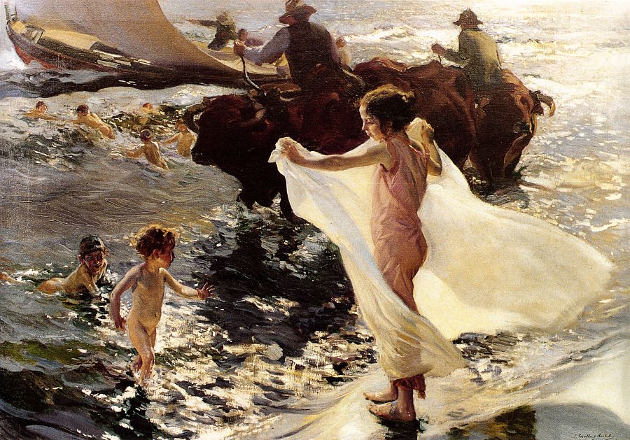 La hora del baño, 1904