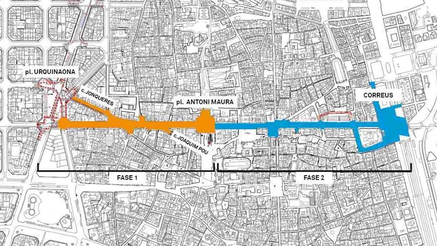 Està previst que els treballs d'obra es divideixin en dues fases